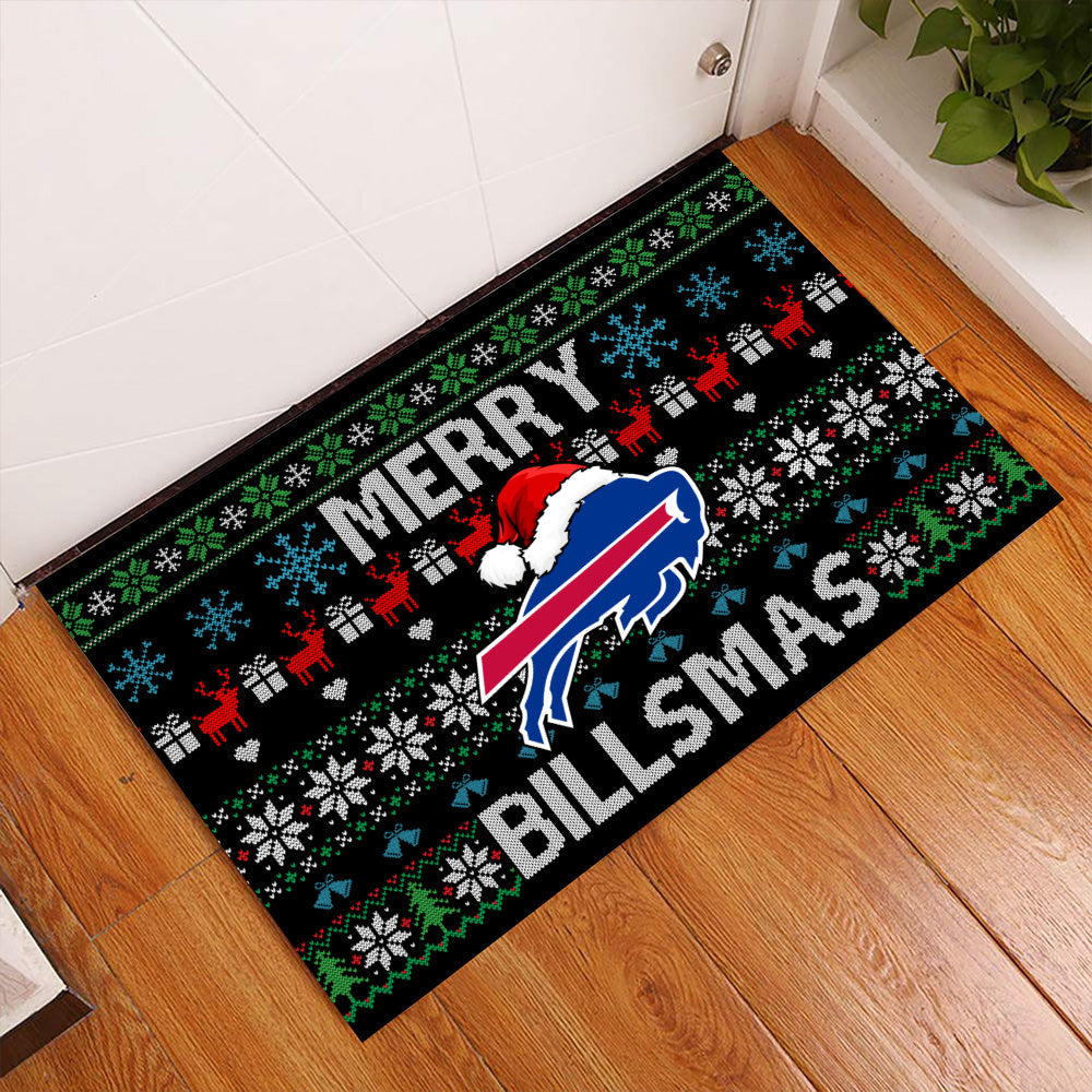 Merry Xmas Doormat - Anti Slip Indoor Doormat - BFLB