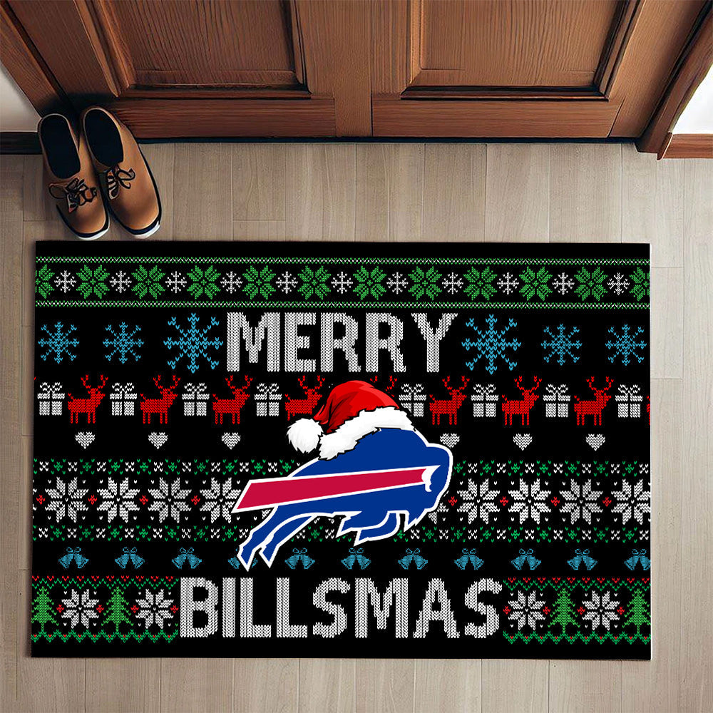 Merry Xmas Doormat - Anti Slip Indoor Doormat - BFLB