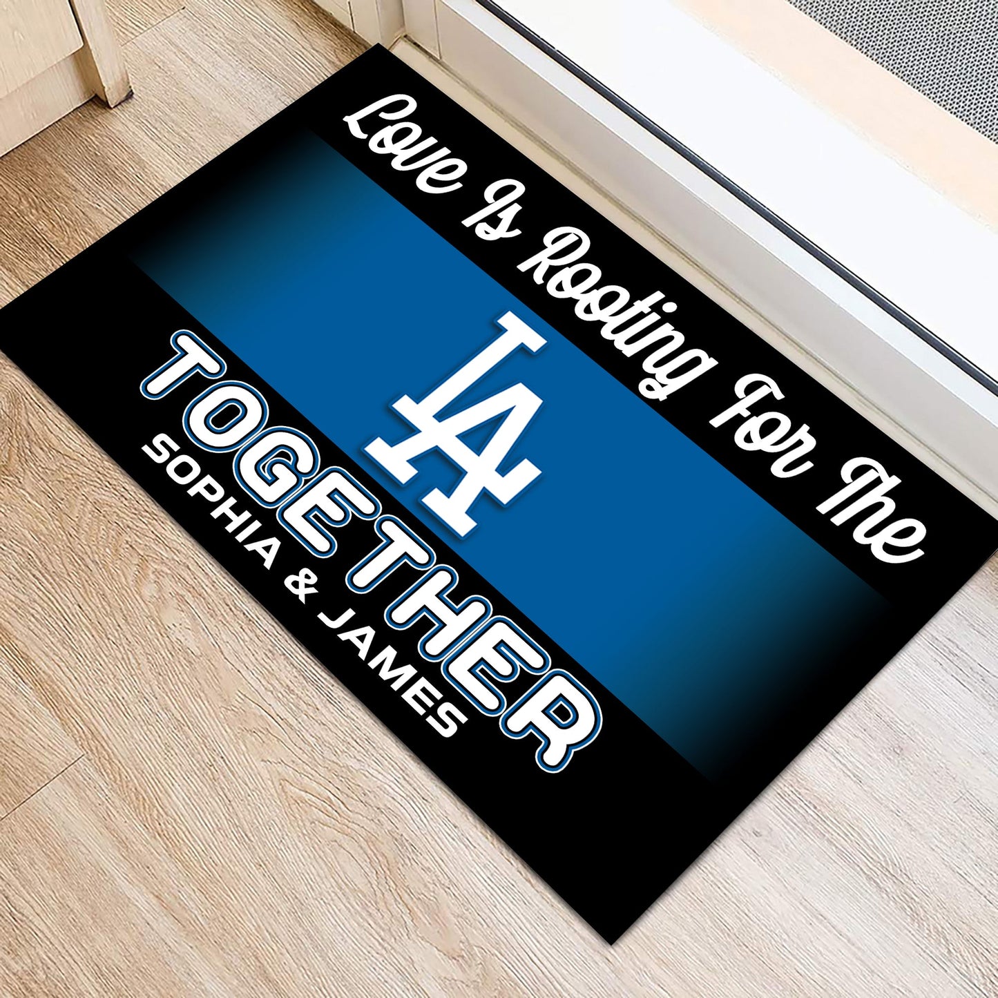 Love is Rooting for Together Doormat - Anti Slip Indoor Doormat - LAD
