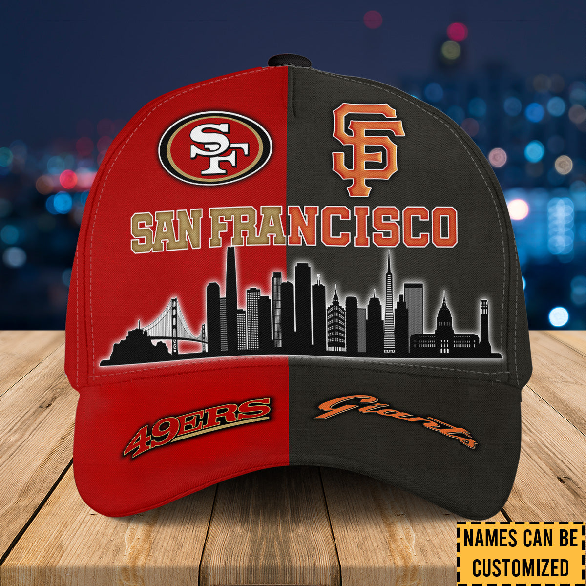 San Francisco Skyline Team Classic Cap - Customized Classic Cap