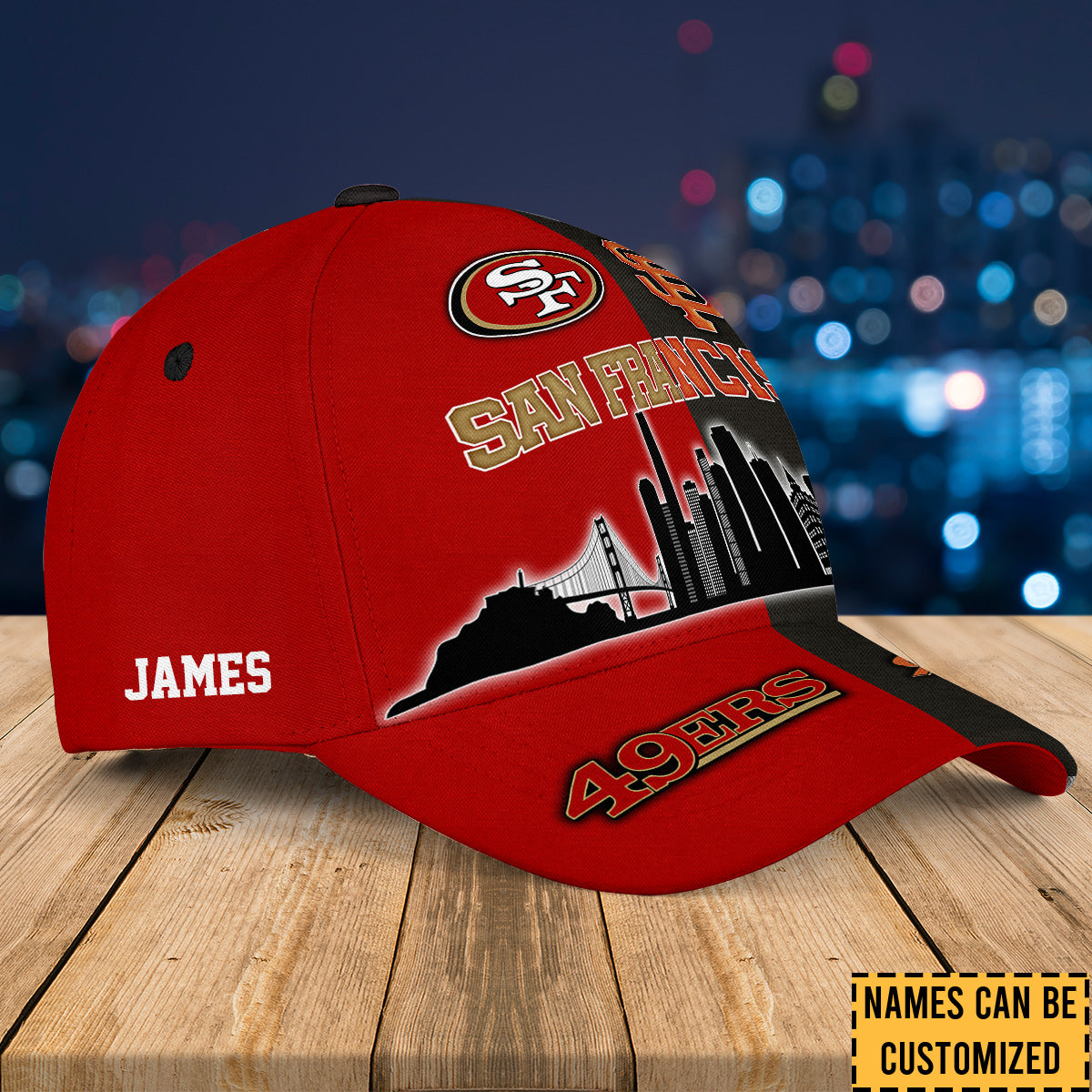 San Francisco Skyline Team Classic Cap - Customized Classic Cap