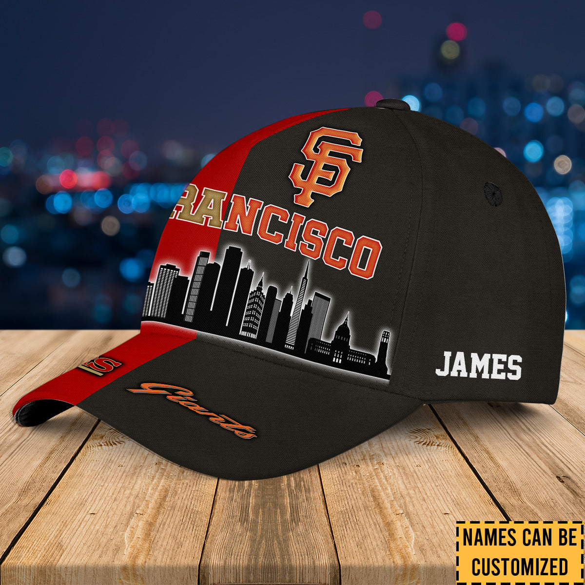 San Francisco Skyline Team Classic Cap - Customized Classic Cap