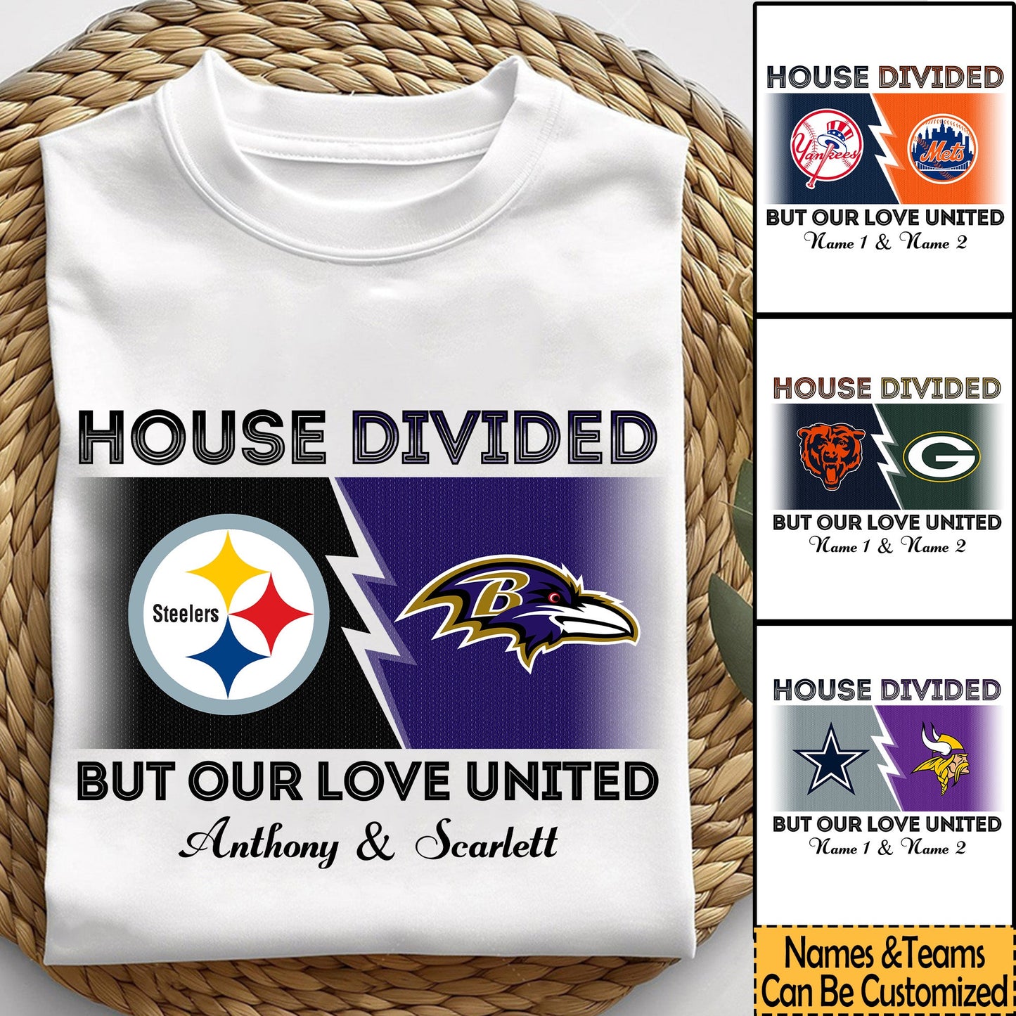 House Divided But Our Heart United Shirt - Customized Shirt