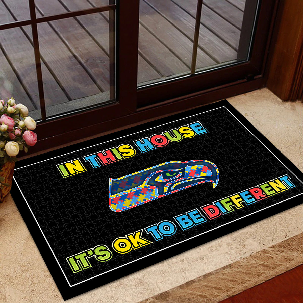 It's OK To Be Different - Customized Doormat - Anti Slip Indoor Doormat