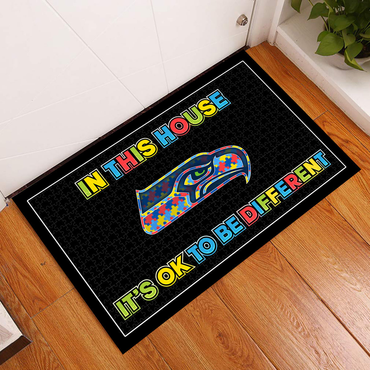 It's OK To Be Different - Customized Doormat - Anti Slip Indoor Doormat