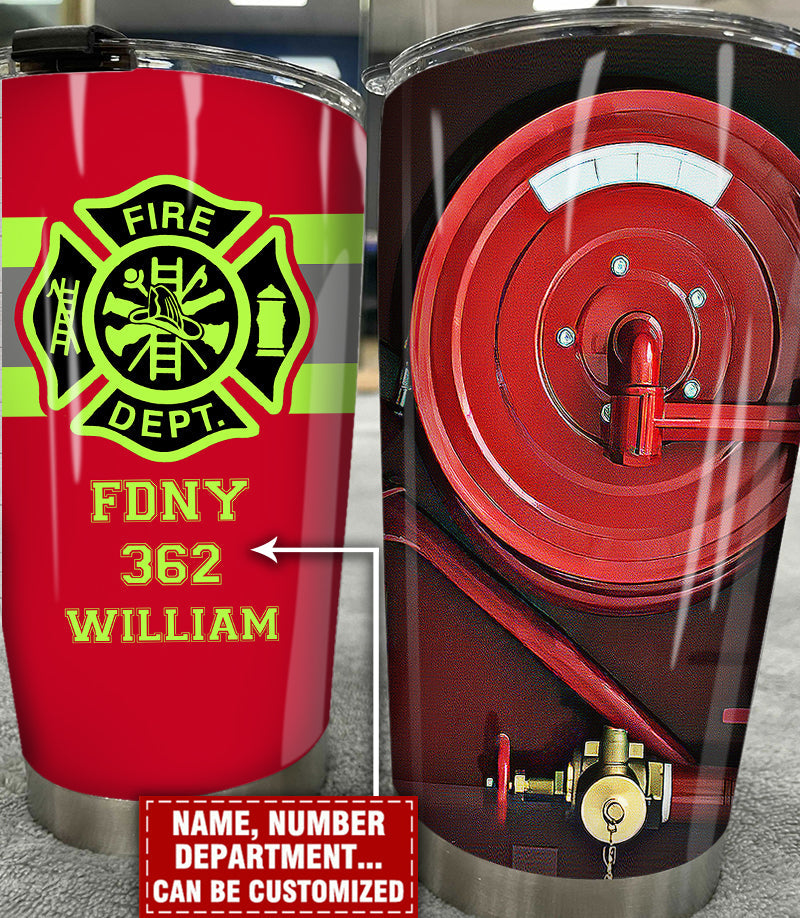 Personalized Firefighter Tumbler