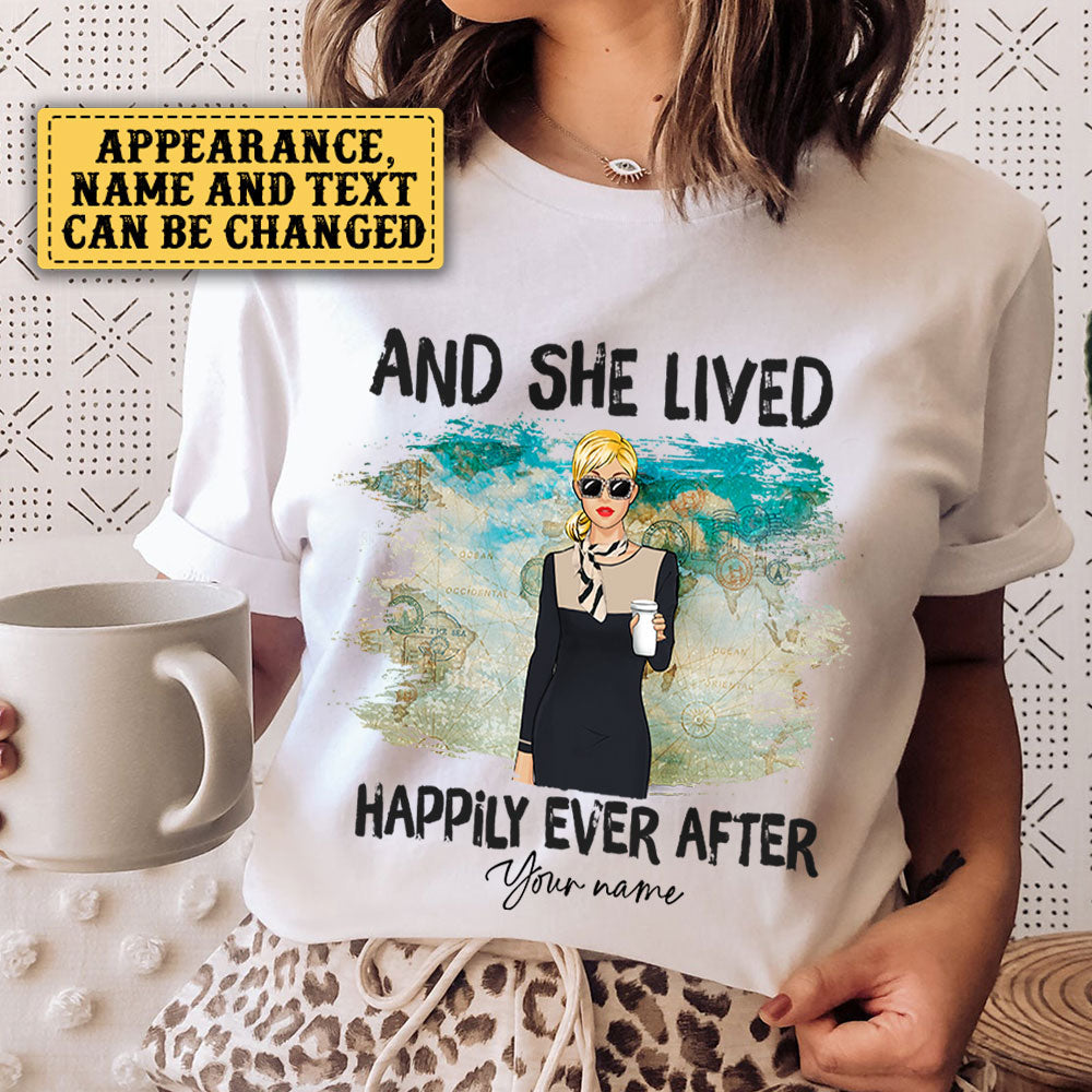 Personalized Flight Attendant Shirt