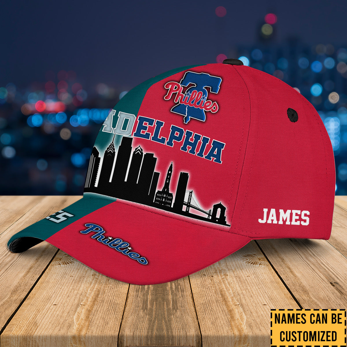 Philadelphia Skyline Team Classic Cap - Customized Classic Cap
