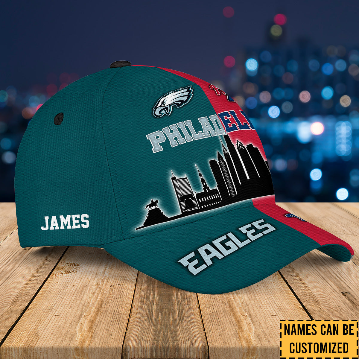 Philadelphia Skyline Team Classic Cap - Customized Classic Cap
