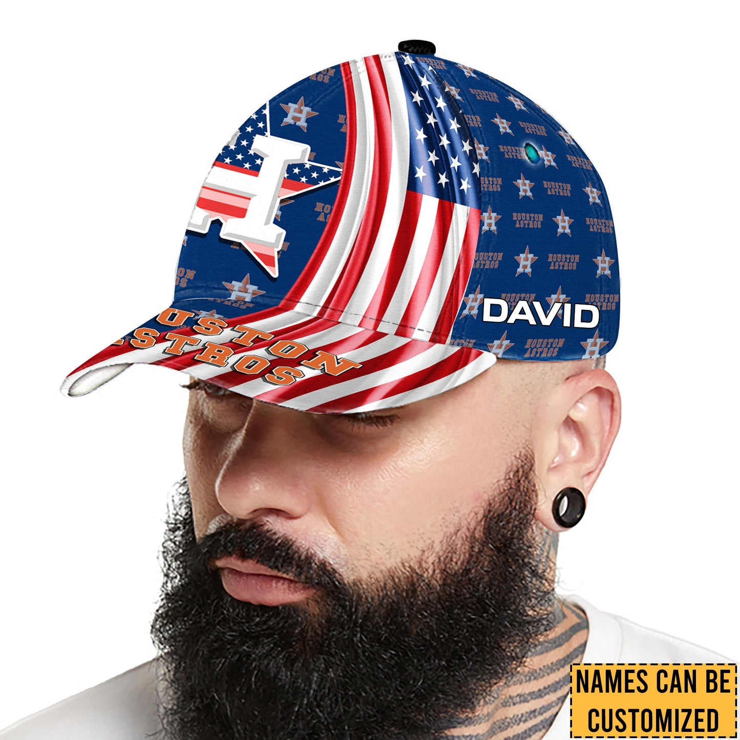 Flag Classic Cap - Customized Classic Cap - HTAT