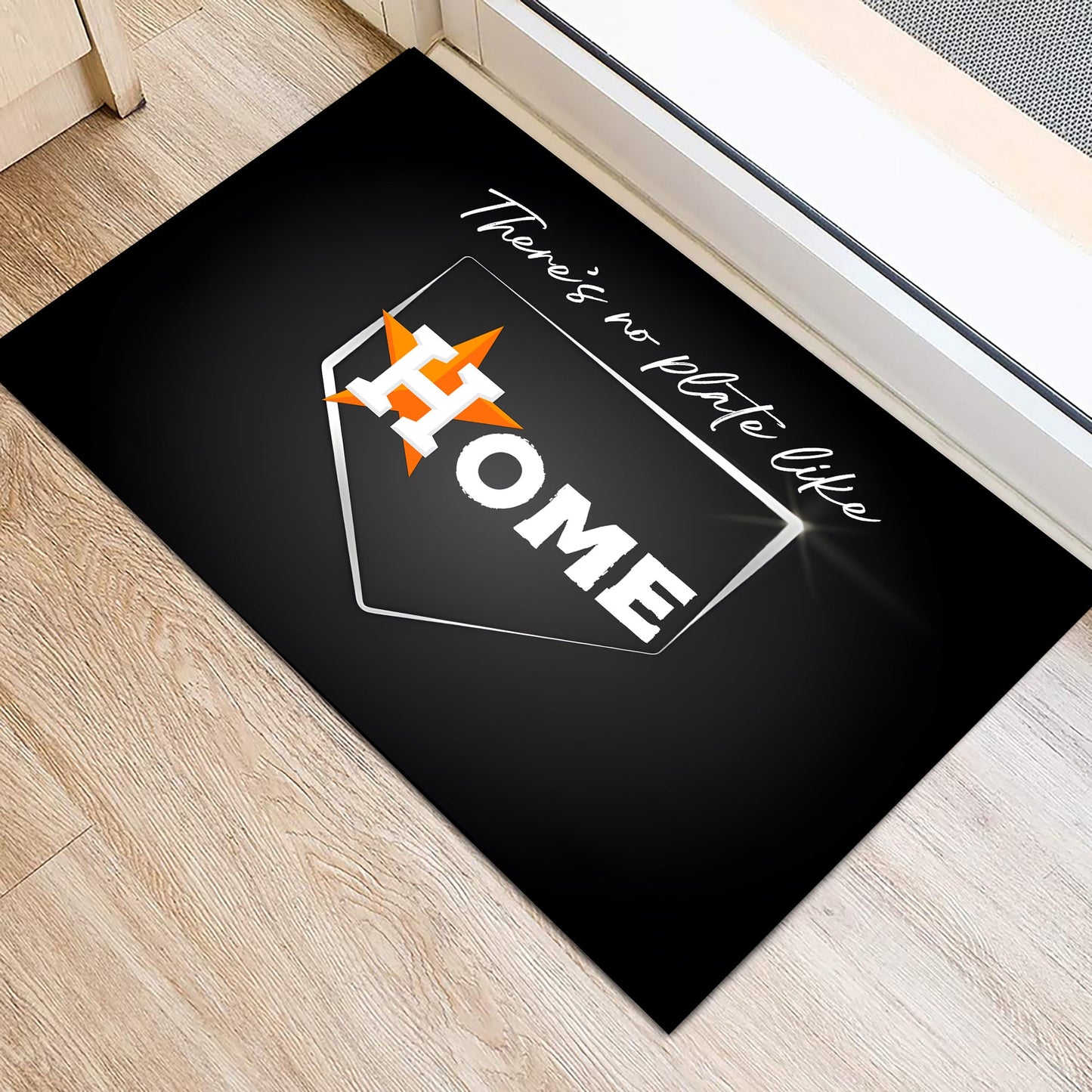 There's No Plate Like Home Doormat - Anti Slip Indoor Doormat - HTAT