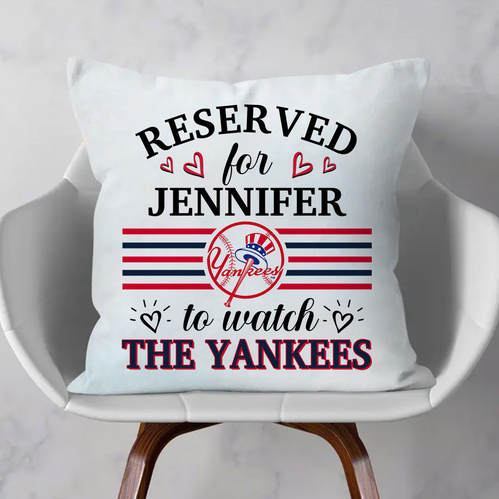 Reserved For To Watch Pillow - Customized Pillow (Insert Included) v2