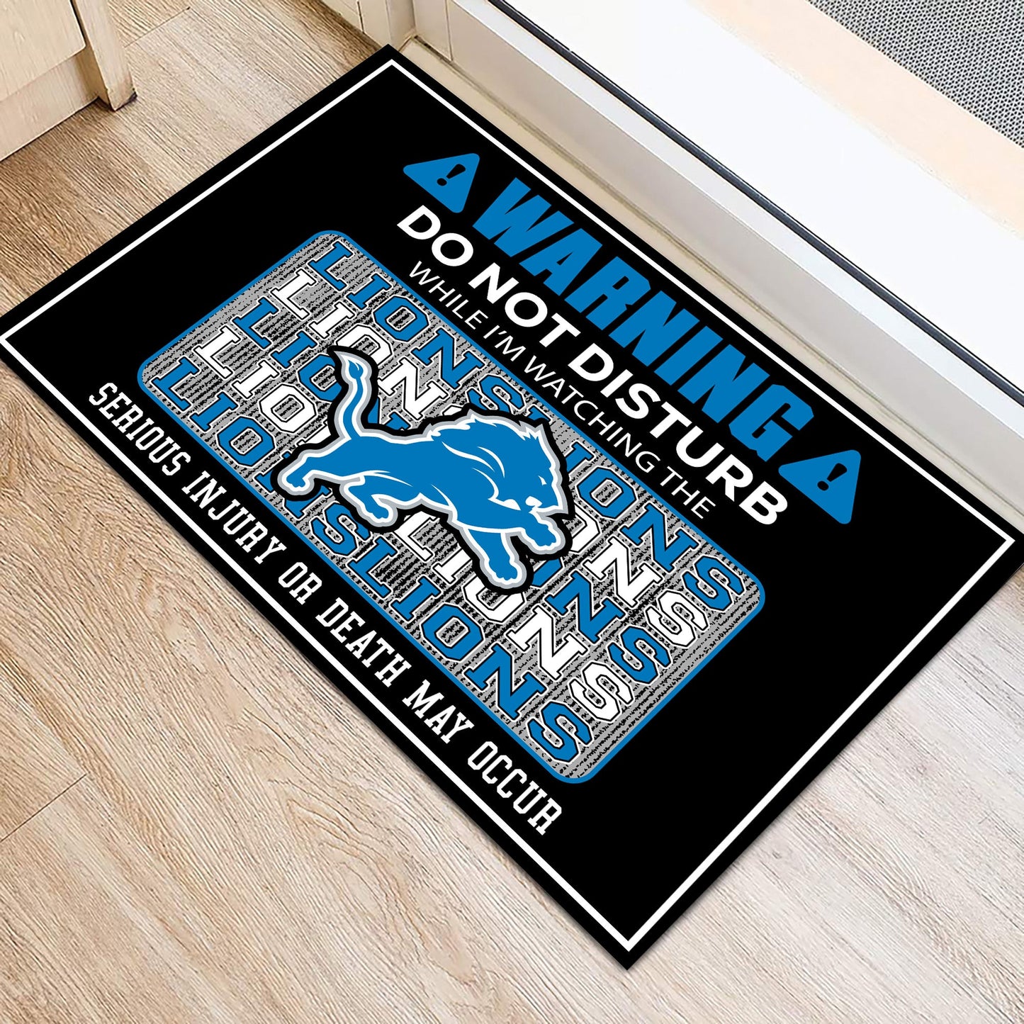 Warning Doormat - Anti Slip Indoor Doormat - DTLO