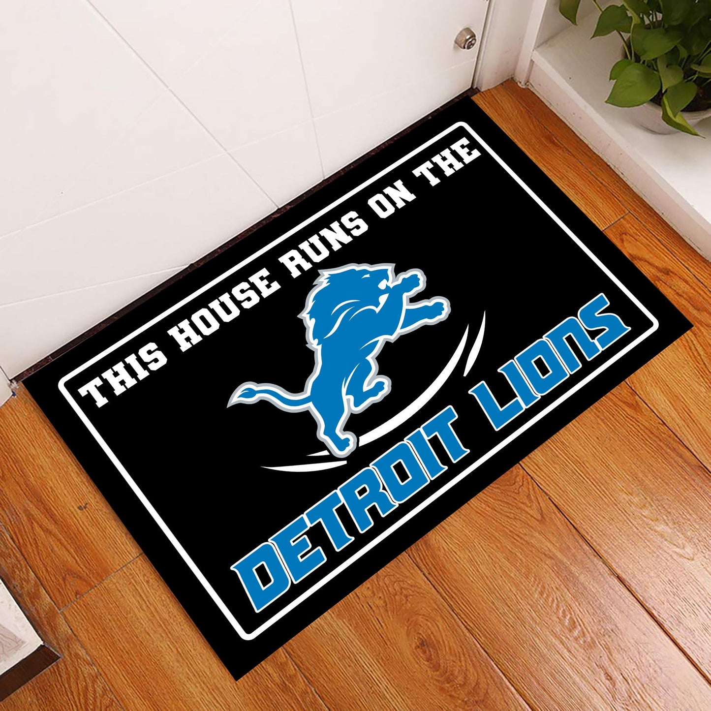 This House Runs On Doormat - Anti Slip Indoor Doormat - DTLO