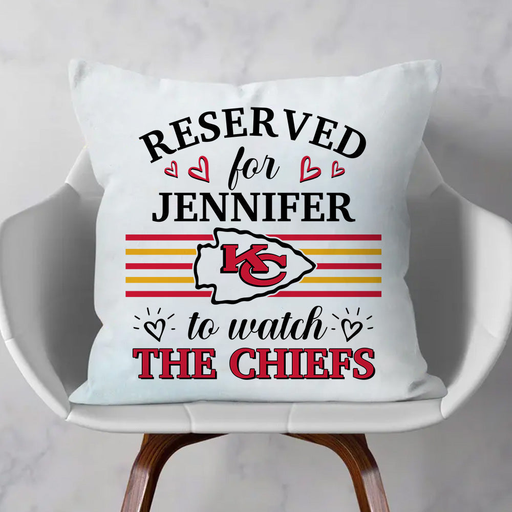 Reserved For To Watch Pillow - Customized Pillow (Insert Included)