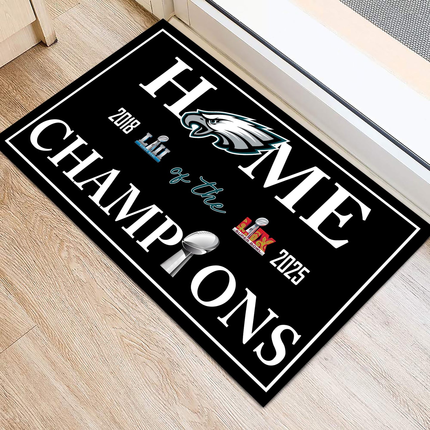 Home of The Champions Doormat - Anti Slip Indoor Doormat - PLDPAEG