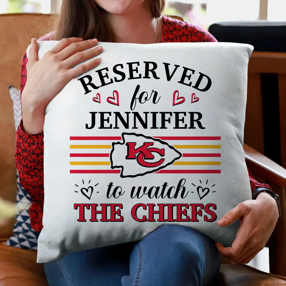 Reserved For To Watch Pillow - Customized Pillow (Insert Included)