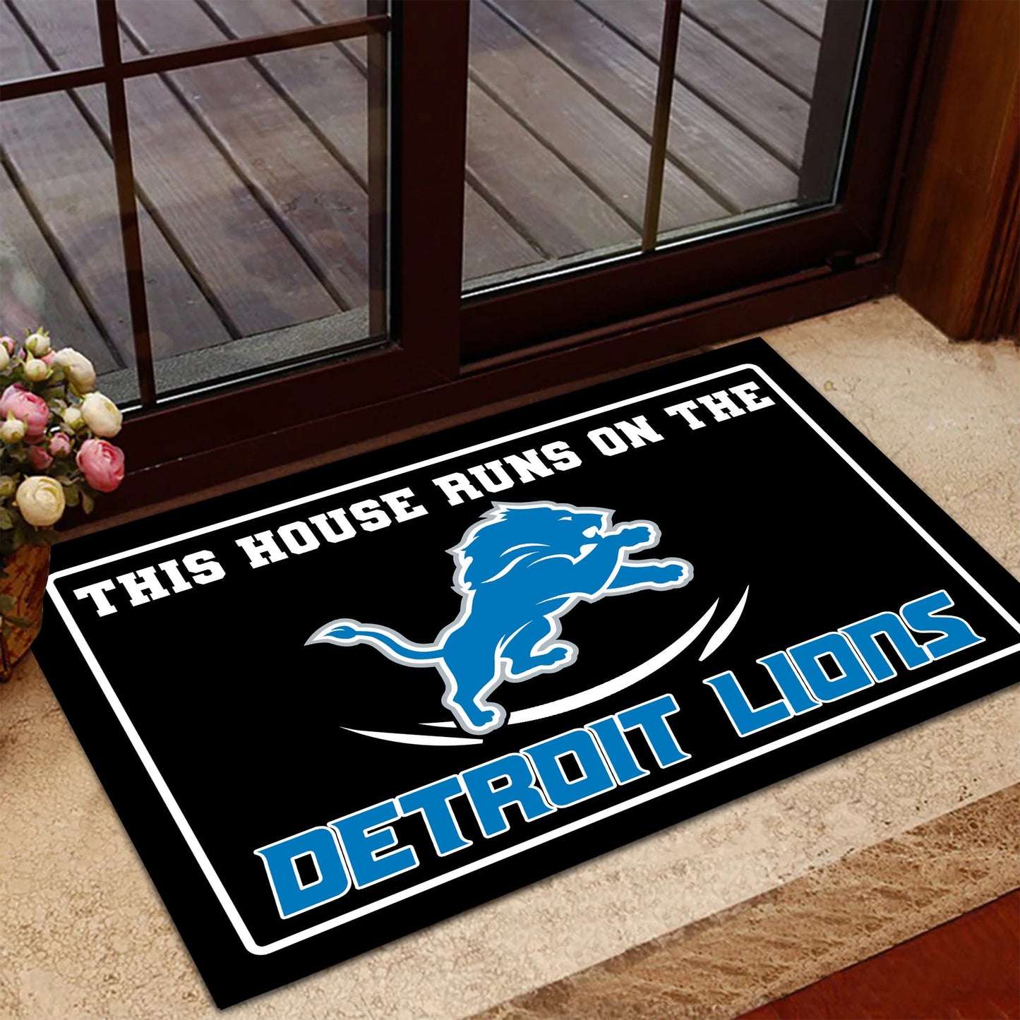 This House Runs On Doormat - Anti Slip Indoor Doormat - DTLO