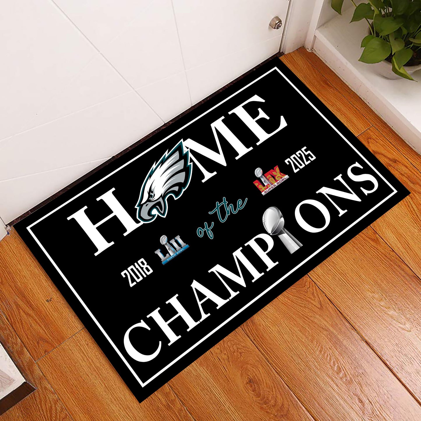 Home of The Champions Doormat - Anti Slip Indoor Doormat - PLDPAEG