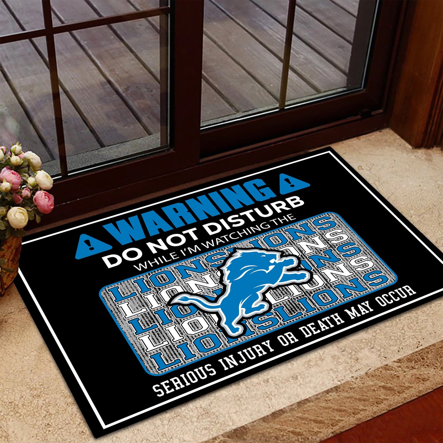 Warning Doormat - Anti Slip Indoor Doormat - DTLO