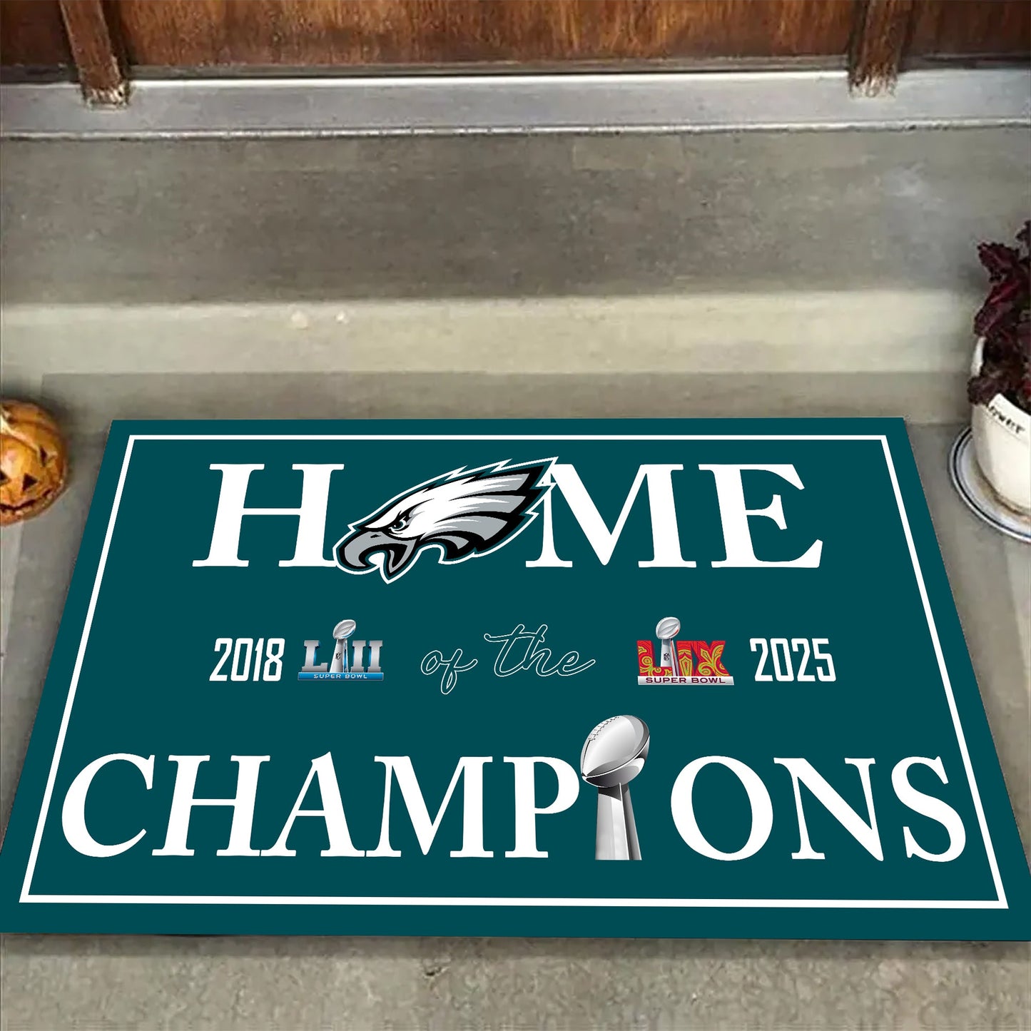 Home of The Champions Doormat - Anti Slip Indoor Doormat - PLDPAEG