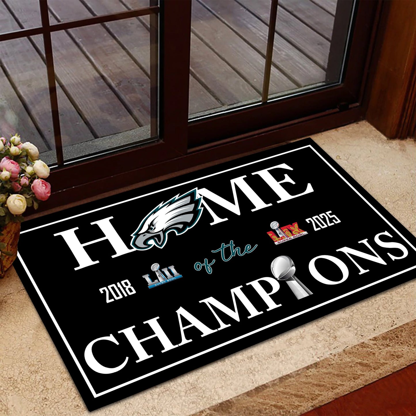 Home of The Champions Doormat - Anti Slip Indoor Doormat - PLDPAEG