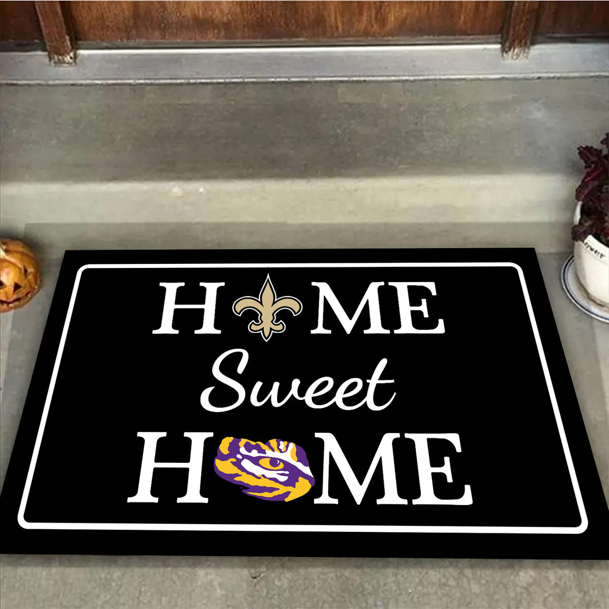 Home Sweet Home - Customized Doormat For Alvin Plaisance - Anti Slip Indoor Doormat
