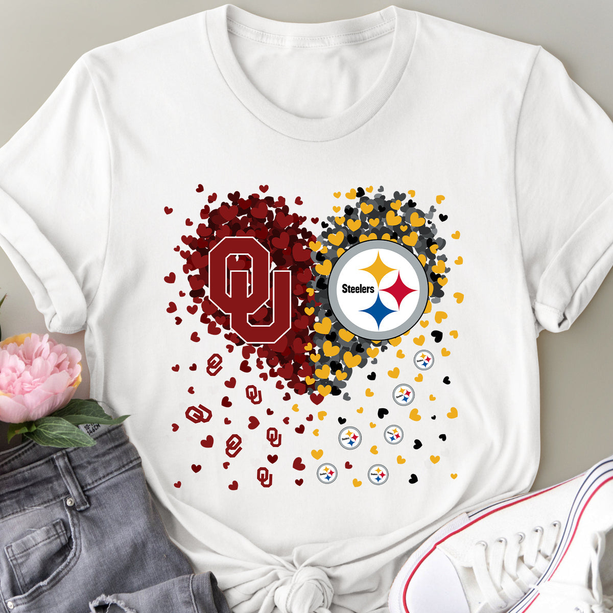 (Other Styles Shirt) Just A Girl Loves Her Teams - Customized Shirt for Theresa Dowell