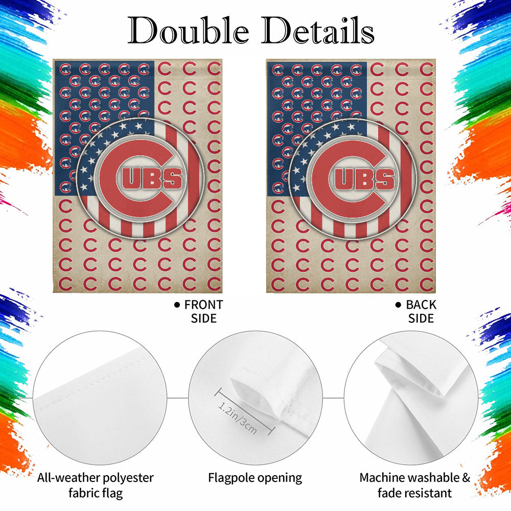 Patriotic 4th of July American Garden Flag - CCC
