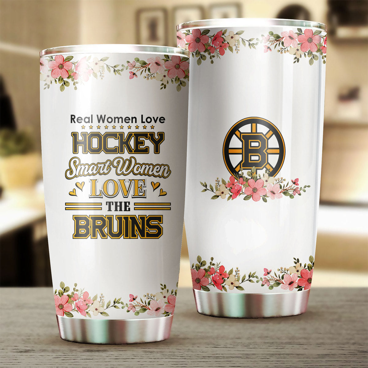 Smart Women Love The Boston Hockey Tumbler