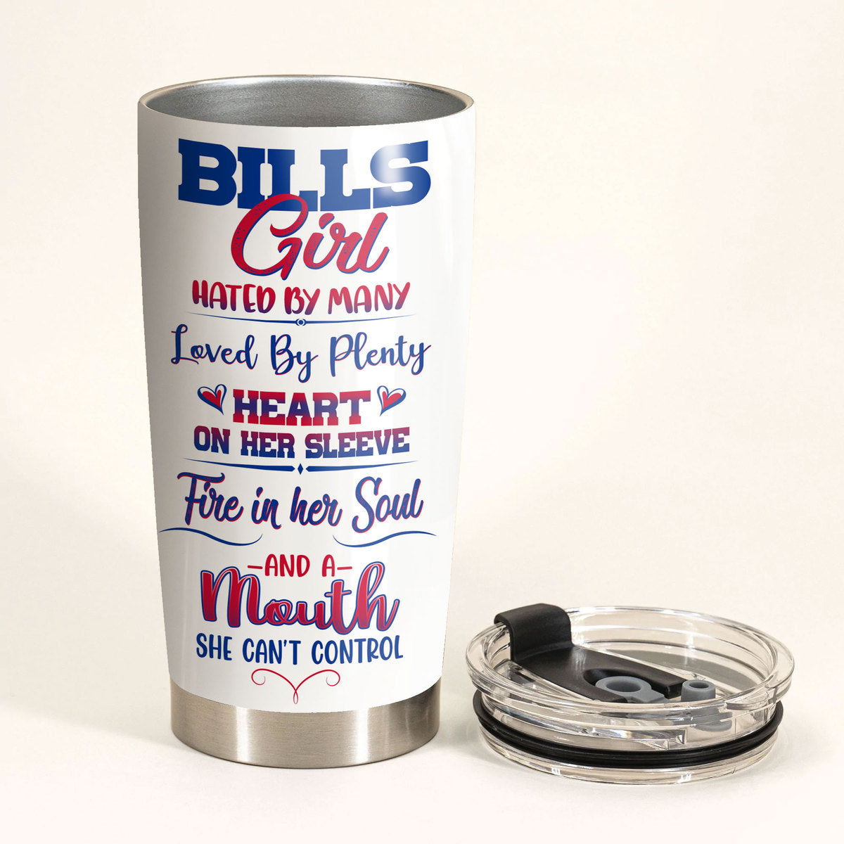 Buffalo Football Girl Tumbler
