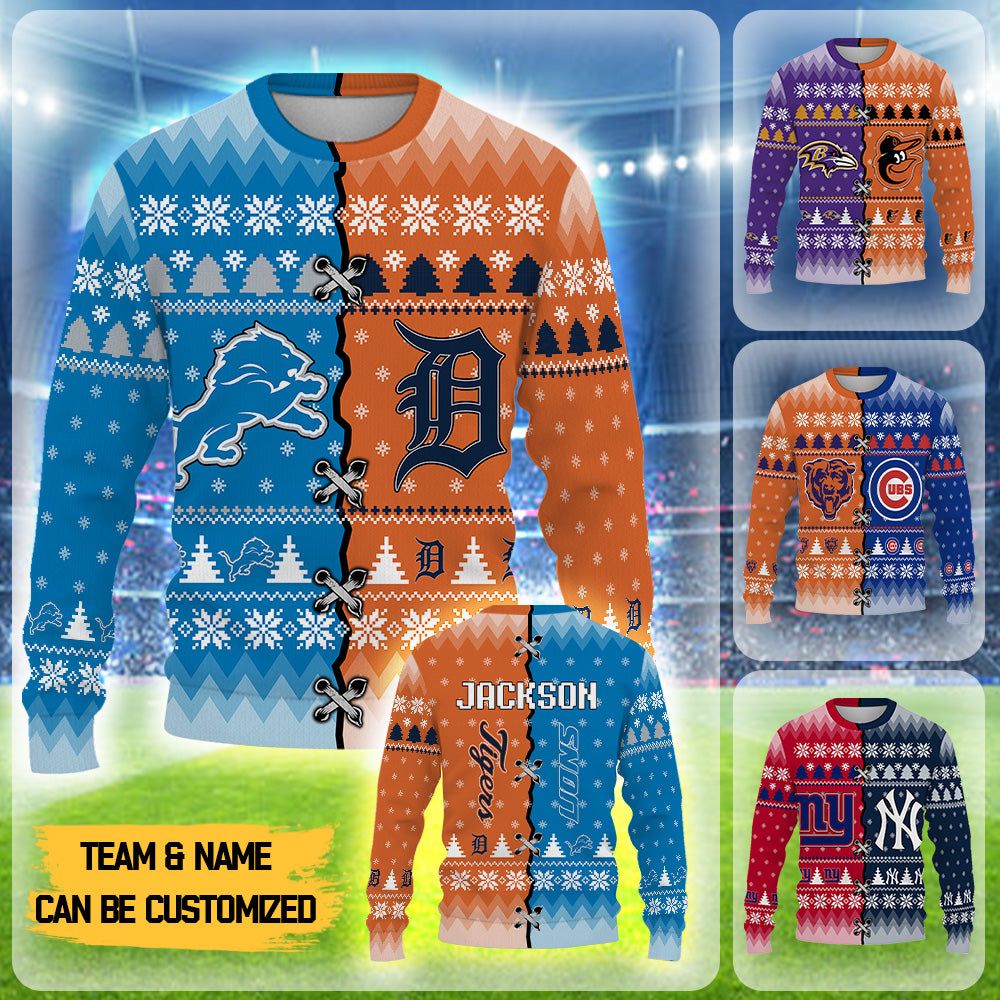 Teams Ugly Sweater - Customized Wool Sweater