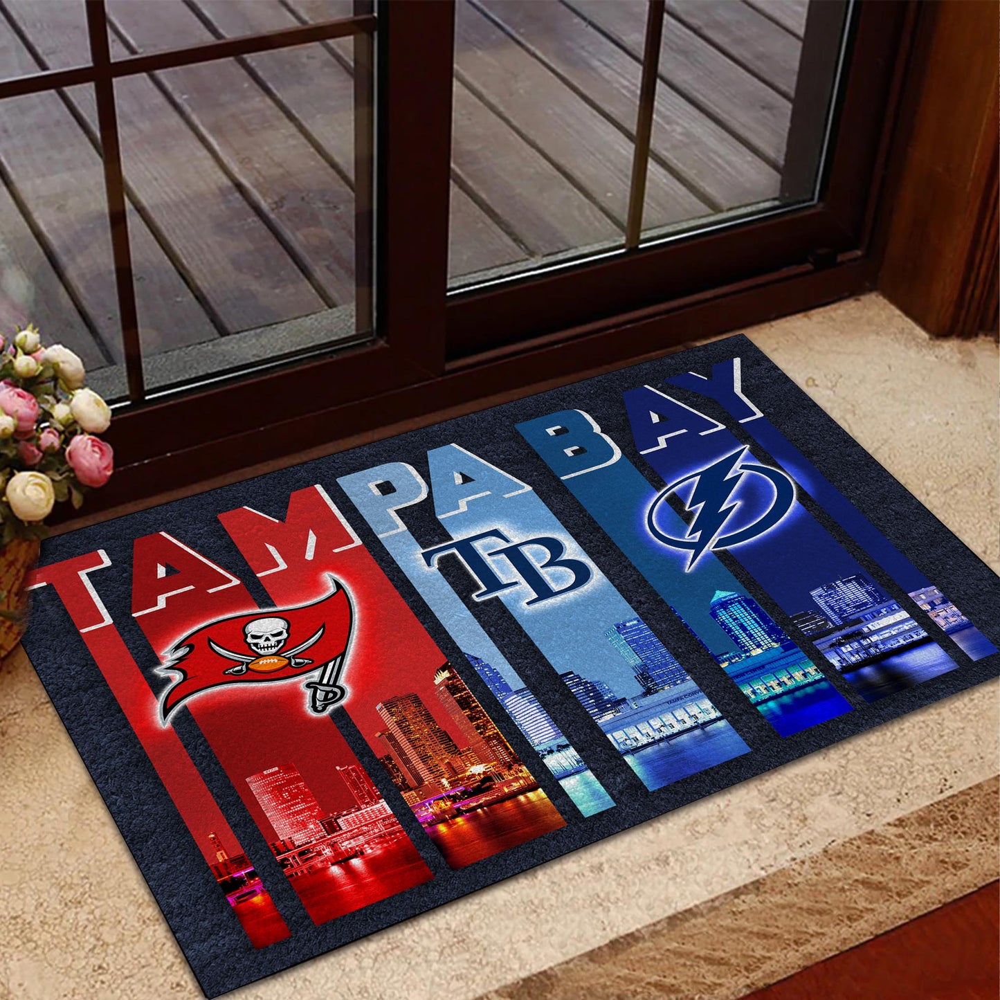 Tampa Bay Doormat - Anti Slip Indoor Doormat - BCN, R, LN