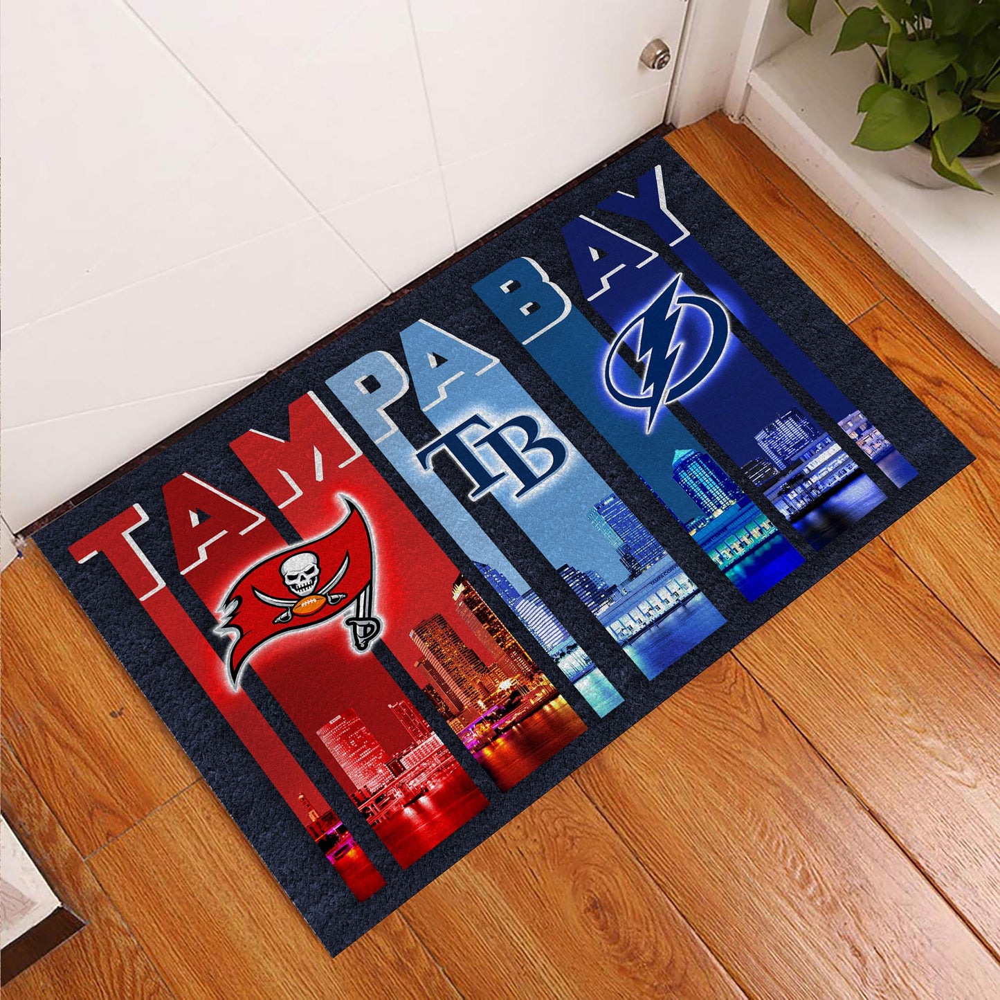Tampa Bay Doormat - Anti Slip Indoor Doormat - BCN, R, LN