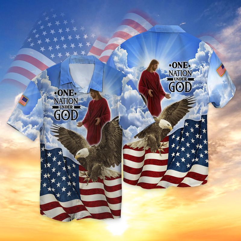 ONE NATION UNDER GOD-3D full print