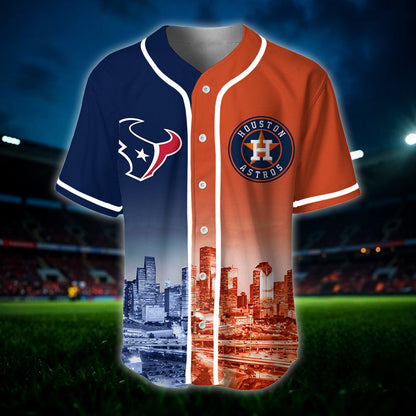 Houston Baseball Jersey - Customized Jersey - TXAT