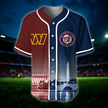 Washington Baseball Jersey - Customized Jersey - CMDNTN