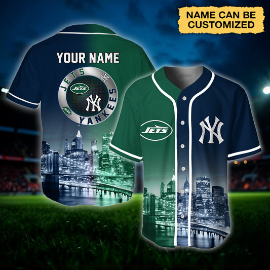 New York Baseball Jersey - Customized Jersey - JYK