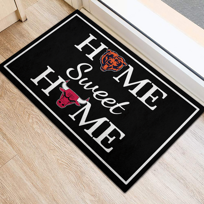 (Version1) Home Sweet Home - Customized Doormat - Anti Slip Indoor Doormat