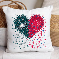 Heart Love Pillow - One Side Print (Insert Included) - PLDPAEG, PLDPAPL