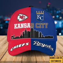 Kansas City Skyline Team Classic Cap - Customized Classic Cap - KCC KCR