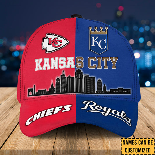 Kansas City Skyline Team Classic Cap - Customized Classic Cap - KCC KCR