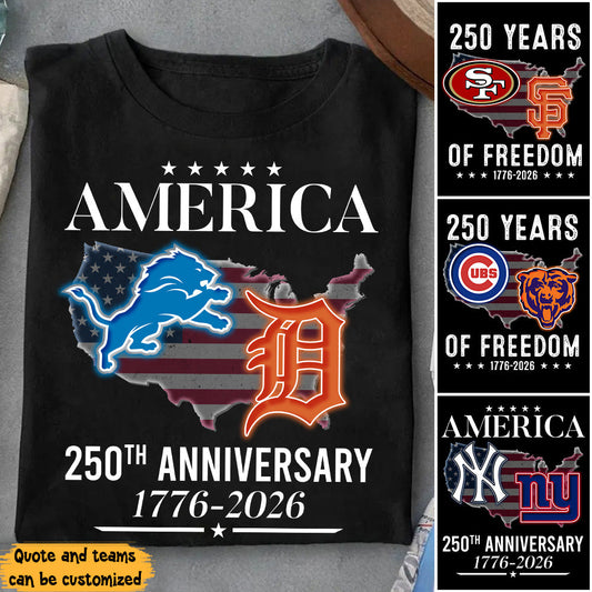 America 250th Anniversary - Customized Shirt