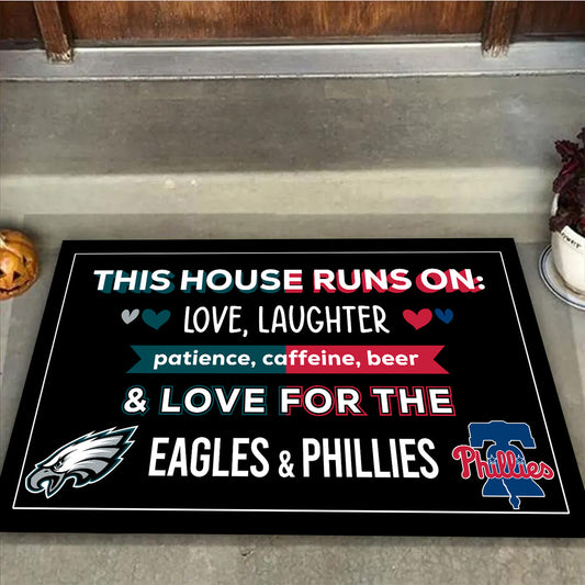 This House Runs On PLDPEG & PLDPL - Anti Slip Indoor Doormat