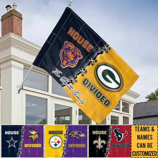 House Divided Flag - Customized House Flag