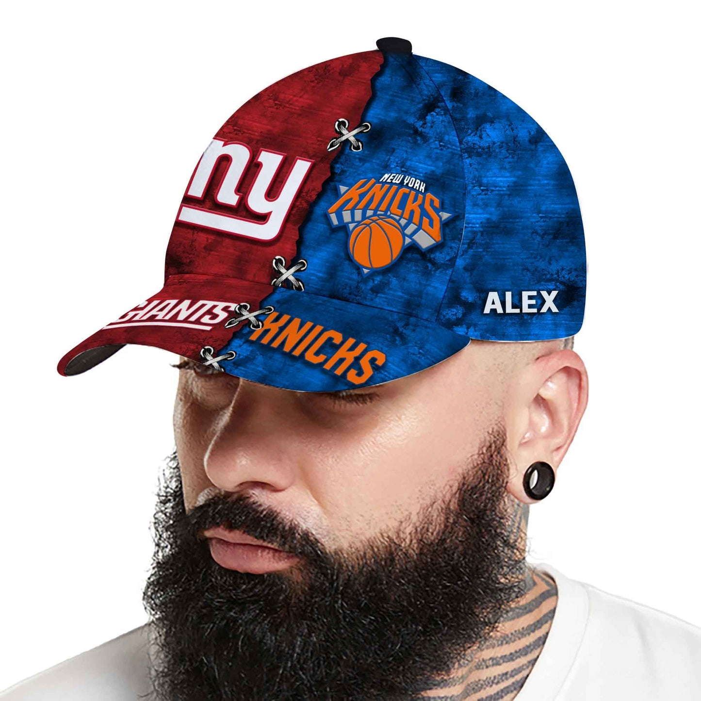 Teams Classic Cap - Customized Classic Cap - NYG x NYK