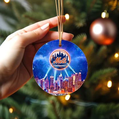Ceramic Ornament - City Skyline NYM