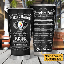 Fan Nation Stainless Steel Tumbler -PBST