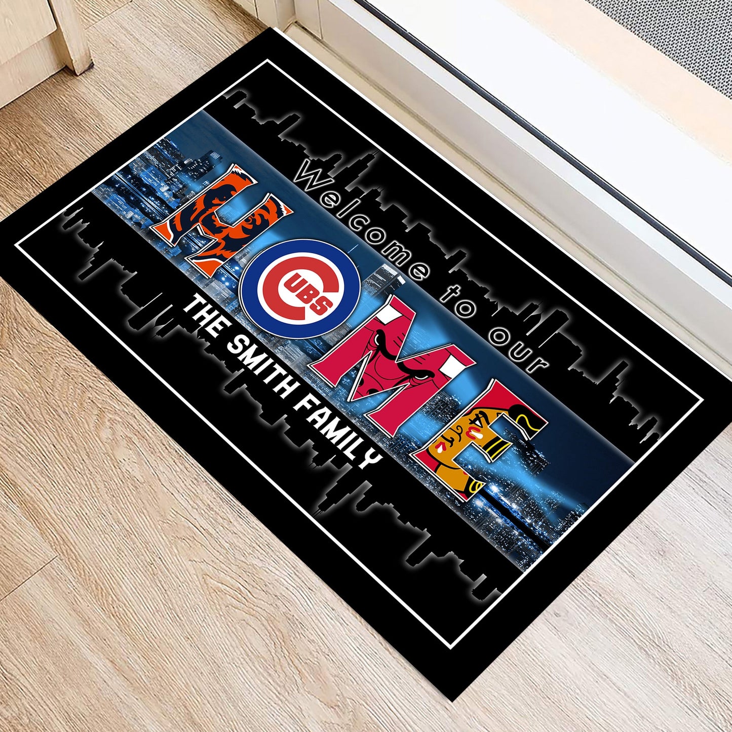 Welcome To Our Home -  Customized Doormat - Anti Slip Indoor Doormat - CCG
