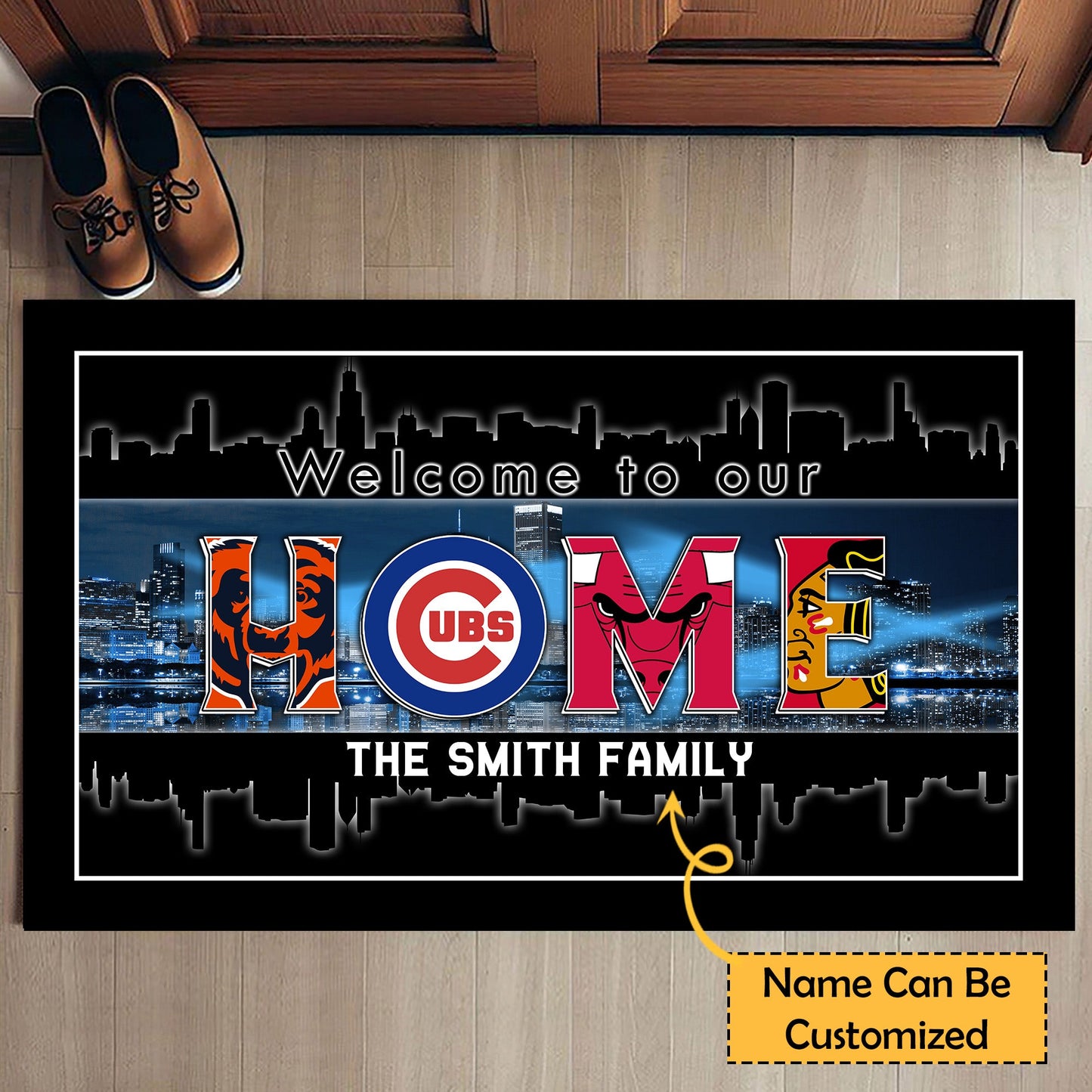 Welcome To Our Home -  Customized Doormat - Anti Slip Indoor Doormat - CCG